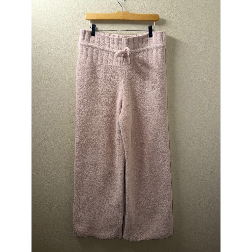 Women's Nike Phoenix Cozy Pink Pants Size Large